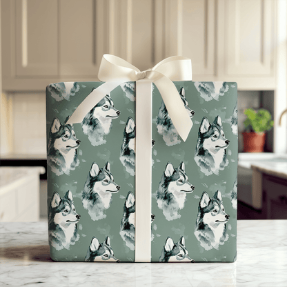 Go Husky Green - Wrapping Paper - Aspen & Arlo