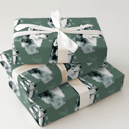 Go Husky Green - Wrapping Paper - Aspen & Arlo
