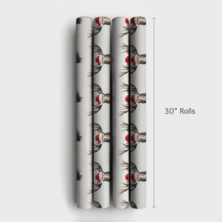 Mooseletoe Merriment - Wrapping Paper - Aspen & Arlo