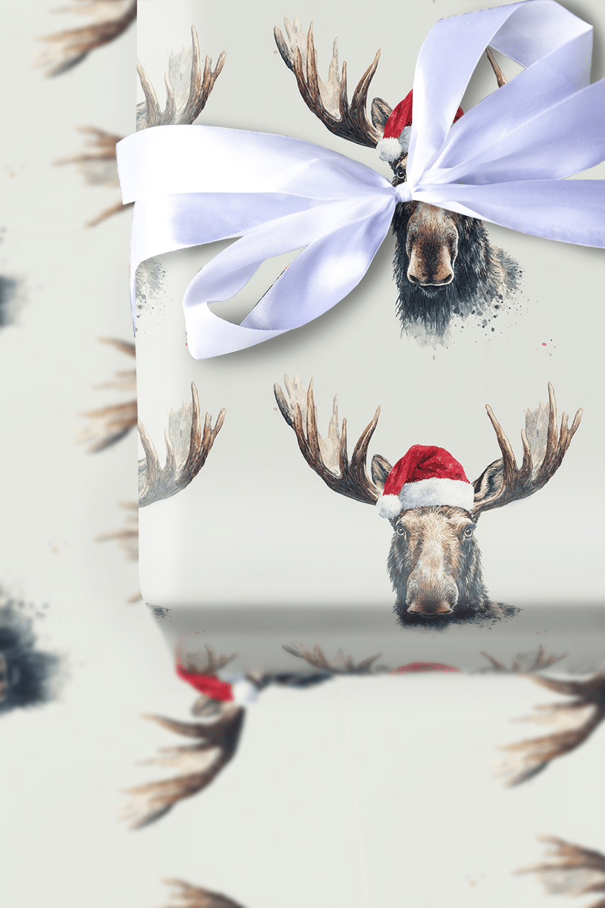 Mooseletoe Merriment - Wrapping Paper - Aspen & Arlo