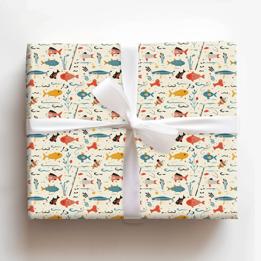 Casting Lines - Wrapping Paper - Aspen & Arlo