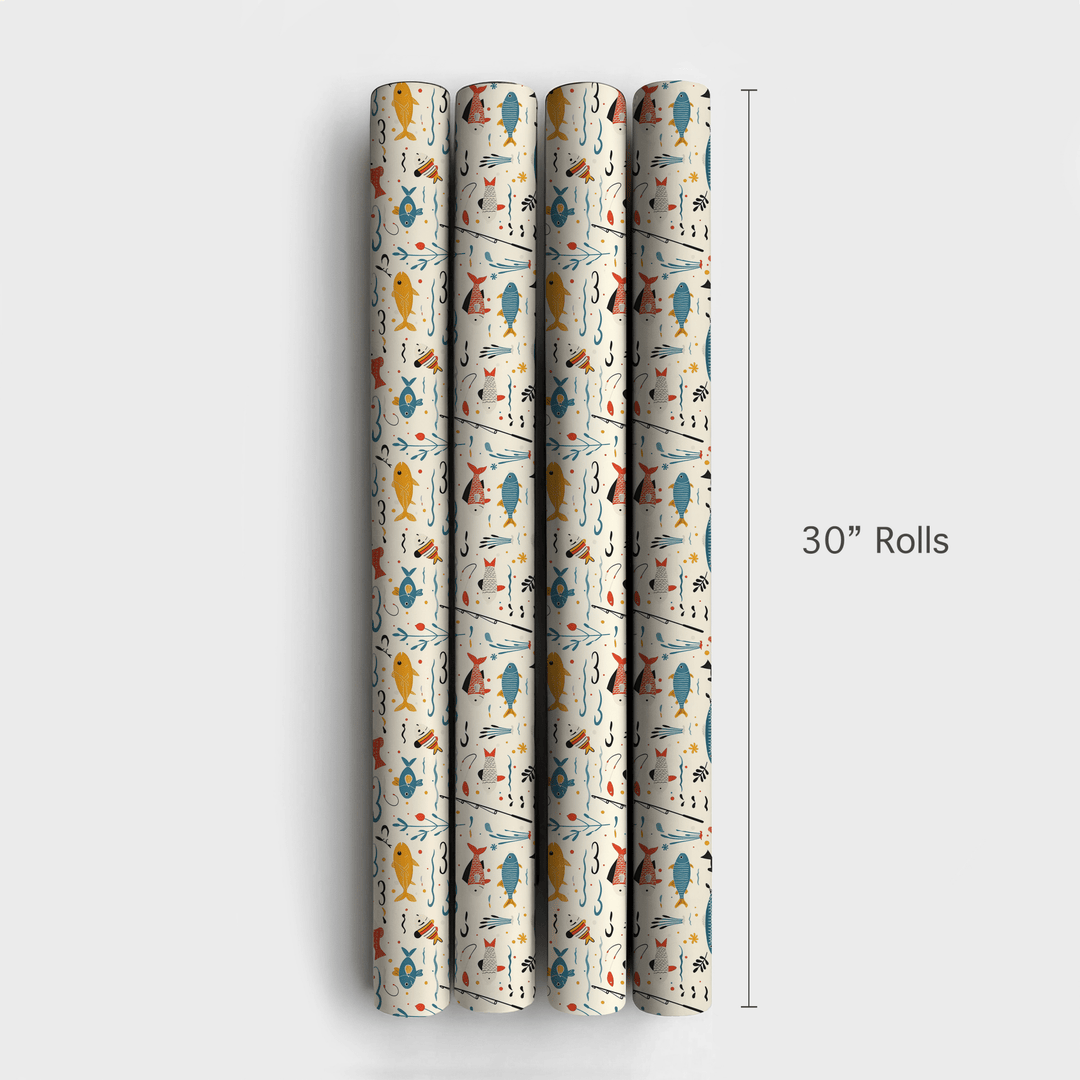 Casting Lines - Wrapping Paper - Aspen & Arlo