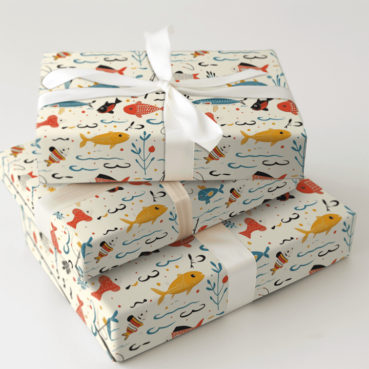 Casting Lines - Wrapping Paper - Aspen & Arlo