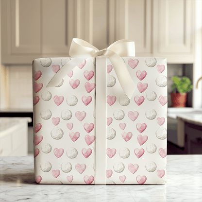 Tee Off Love - Wrapping Paper - Aspen & Arlo