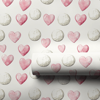 Tee Off Love - Wrapping Paper - Aspen & Arlo