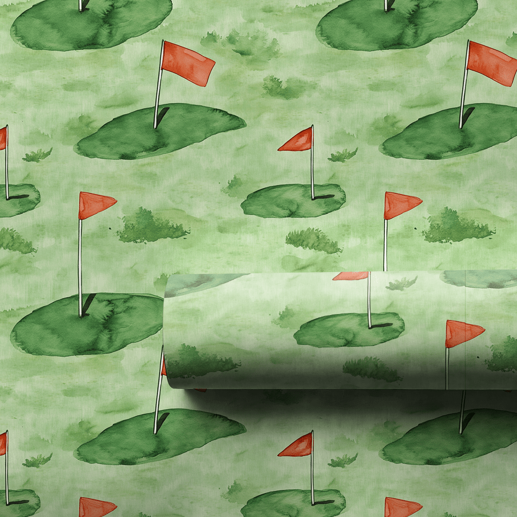 Flagstick Fancy - Wrapping Paper - Aspen & Arlo