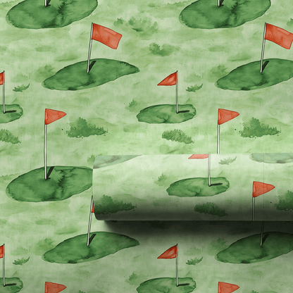 Flagstick Fancy - Wrapping Paper - Aspen & Arlo