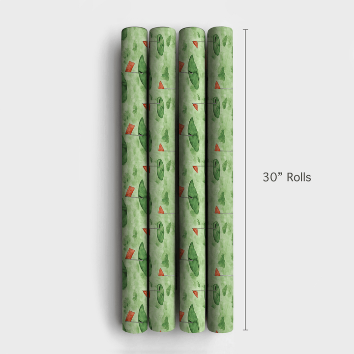 Flagstick Fancy - Wrapping Paper - Aspen & Arlo