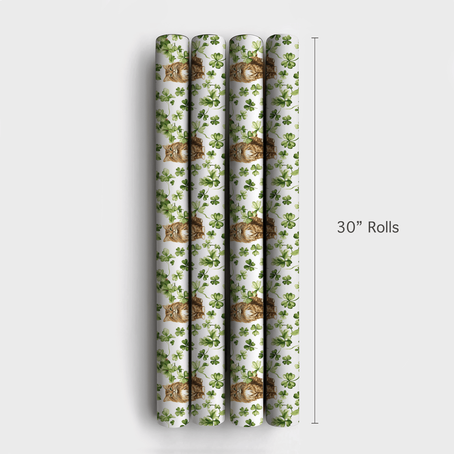 Shamrocks and Paws - Wrapping Paper - Aspen & Arlo