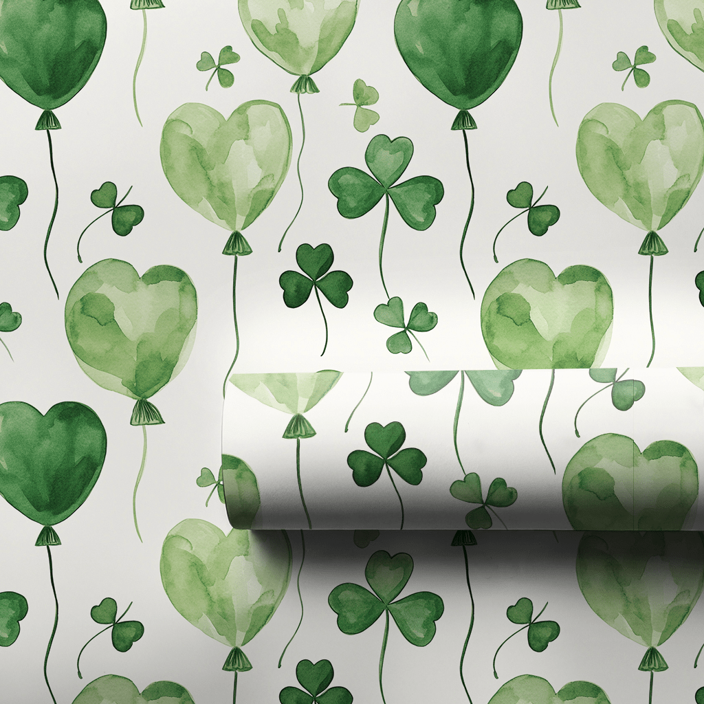 Shamrocking My Birthday - Wrapping Paper - Aspen & Arlo