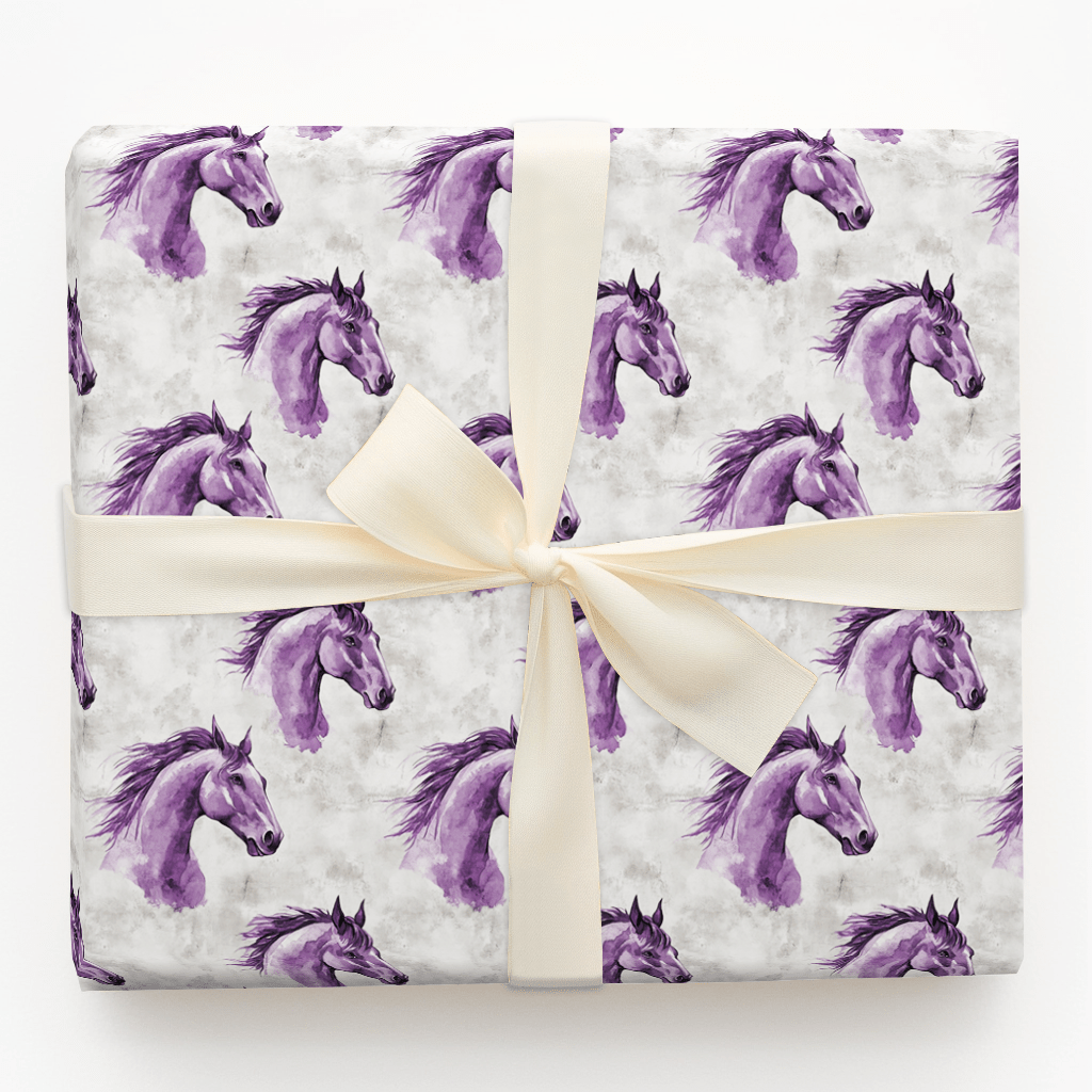 Violet Mane - Wrapping Paper - Aspen & Arlo