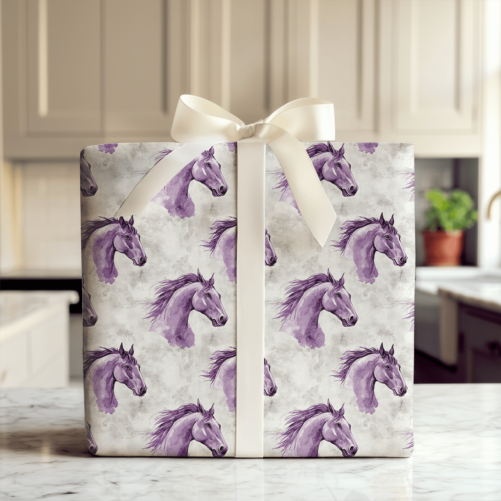 Violet Mane - Wrapping Paper - Aspen & Arlo
