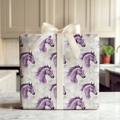 Violet Mane - Wrapping Paper - Aspen & Arlo