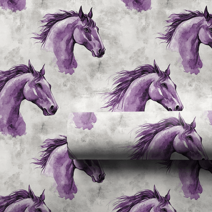 Violet Mane - Wrapping Paper - Aspen & Arlo