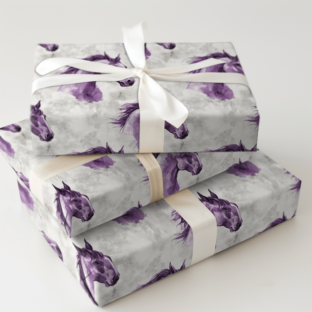 Violet Mane - Wrapping Paper - Aspen & Arlo