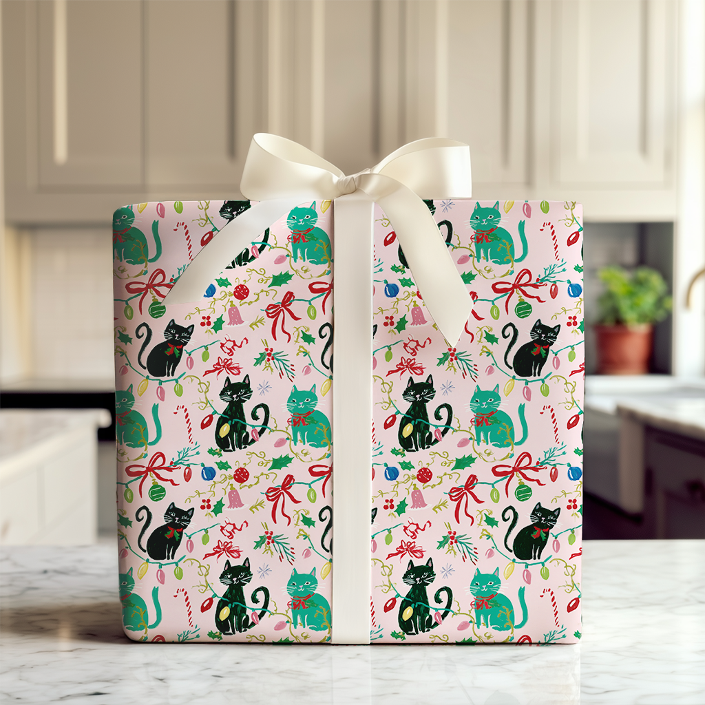 Tangled Christmas Cats