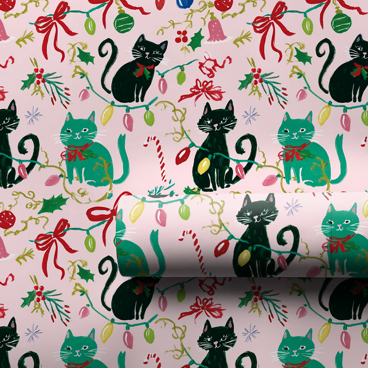 Tangled Christmas Cats