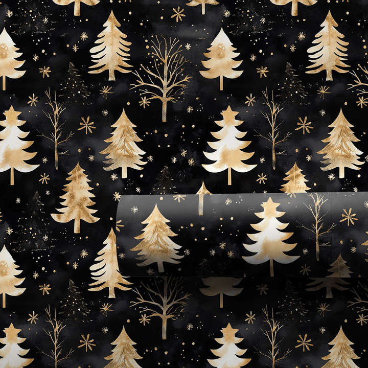 Midnight Clear - Wrapping Paper - Aspen & Arlo