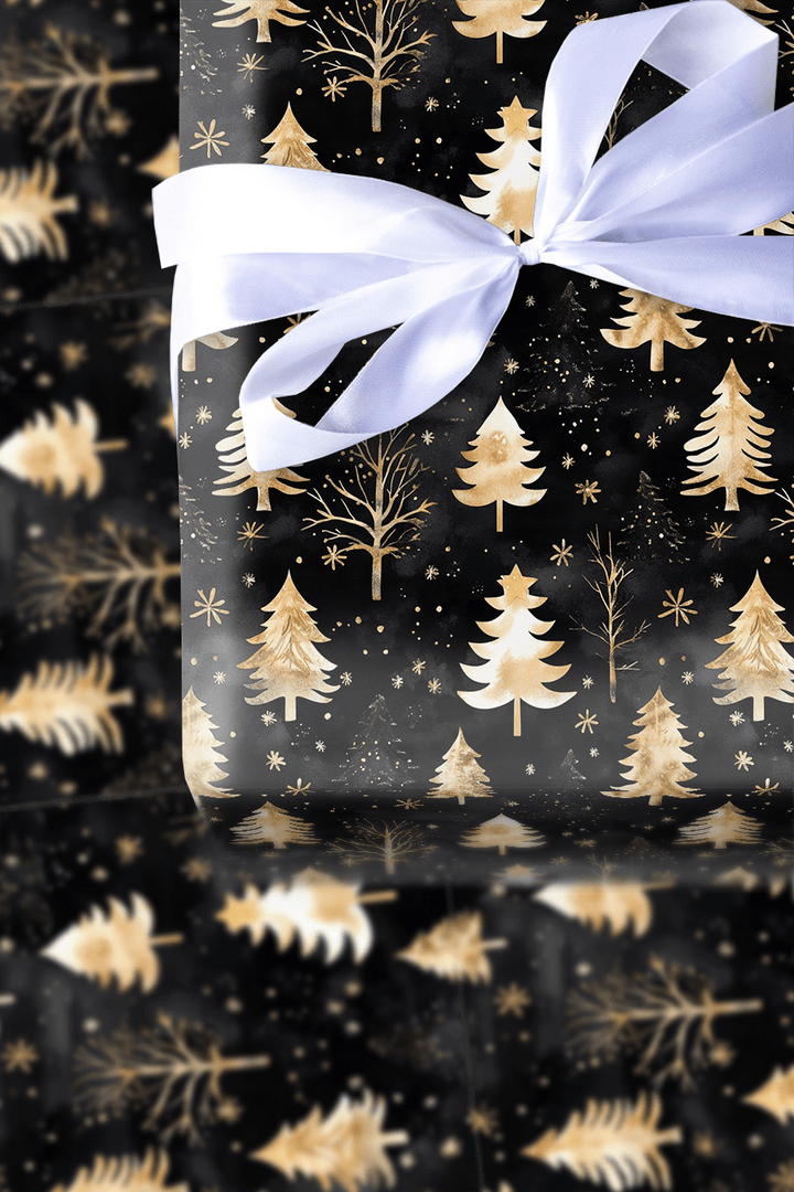 Midnight Clear - Wrapping Paper - Aspen & Arlo