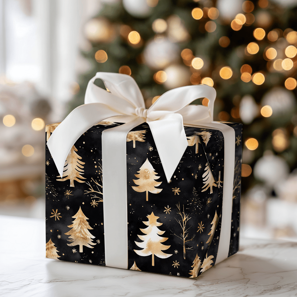 Midnight Clear - Wrapping Paper - Aspen & Arlo