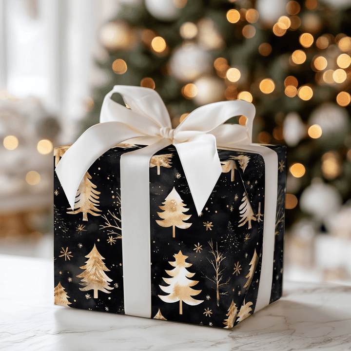 Midnight Clear - Wrapping Paper - Aspen & Arlo