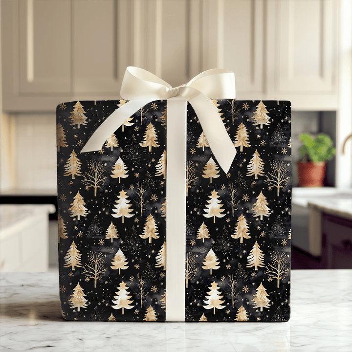 Midnight Clear - Wrapping Paper - Aspen & Arlo