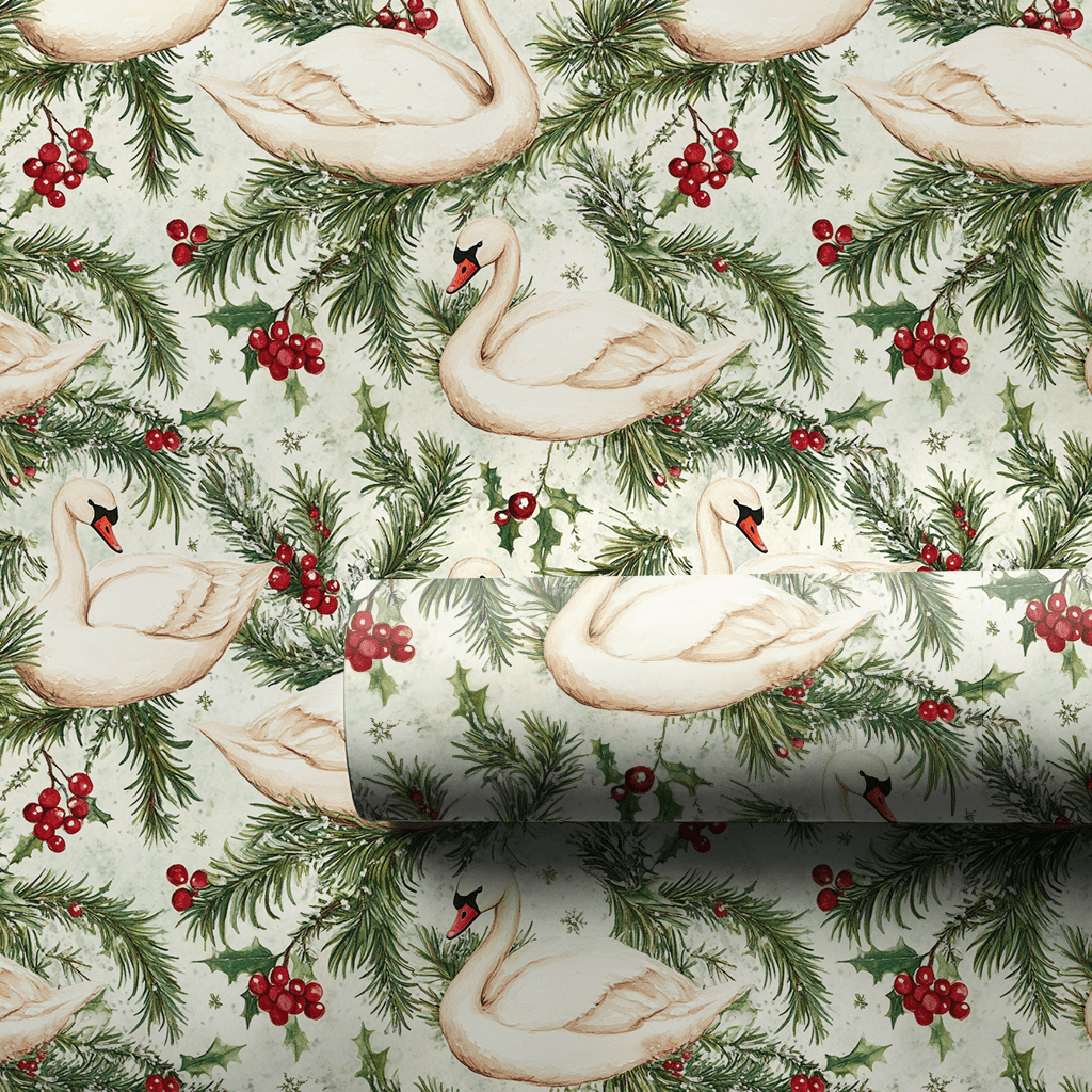 Seventh Day of Christmas - Wrapping Paper - Aspen & Arlo