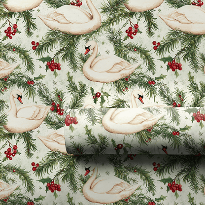 Seventh Day of Christmas - Wrapping Paper - Aspen & Arlo