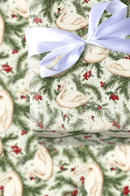 Seventh Day of Christmas - Wrapping Paper - Aspen & Arlo