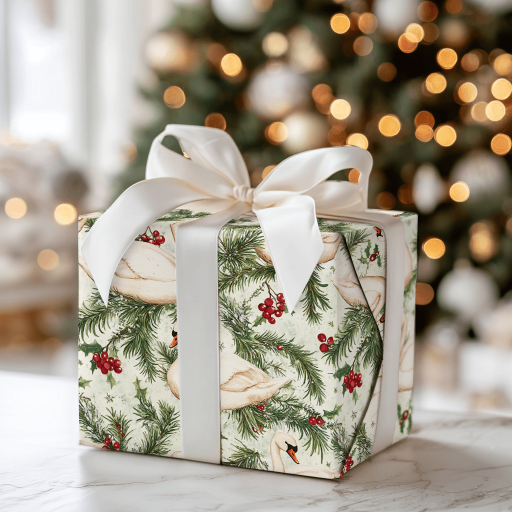 Seventh Day of Christmas - Wrapping Paper - Aspen & Arlo