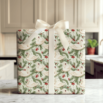 Seventh Day of Christmas - Wrapping Paper - Aspen & Arlo