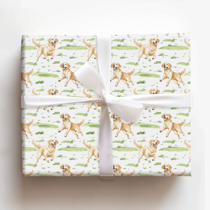 Zoomies with the Goldens - Wrapping Paper - Aspen & Arlo