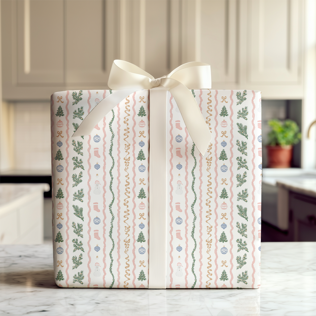 Pastel Christmas Stripes