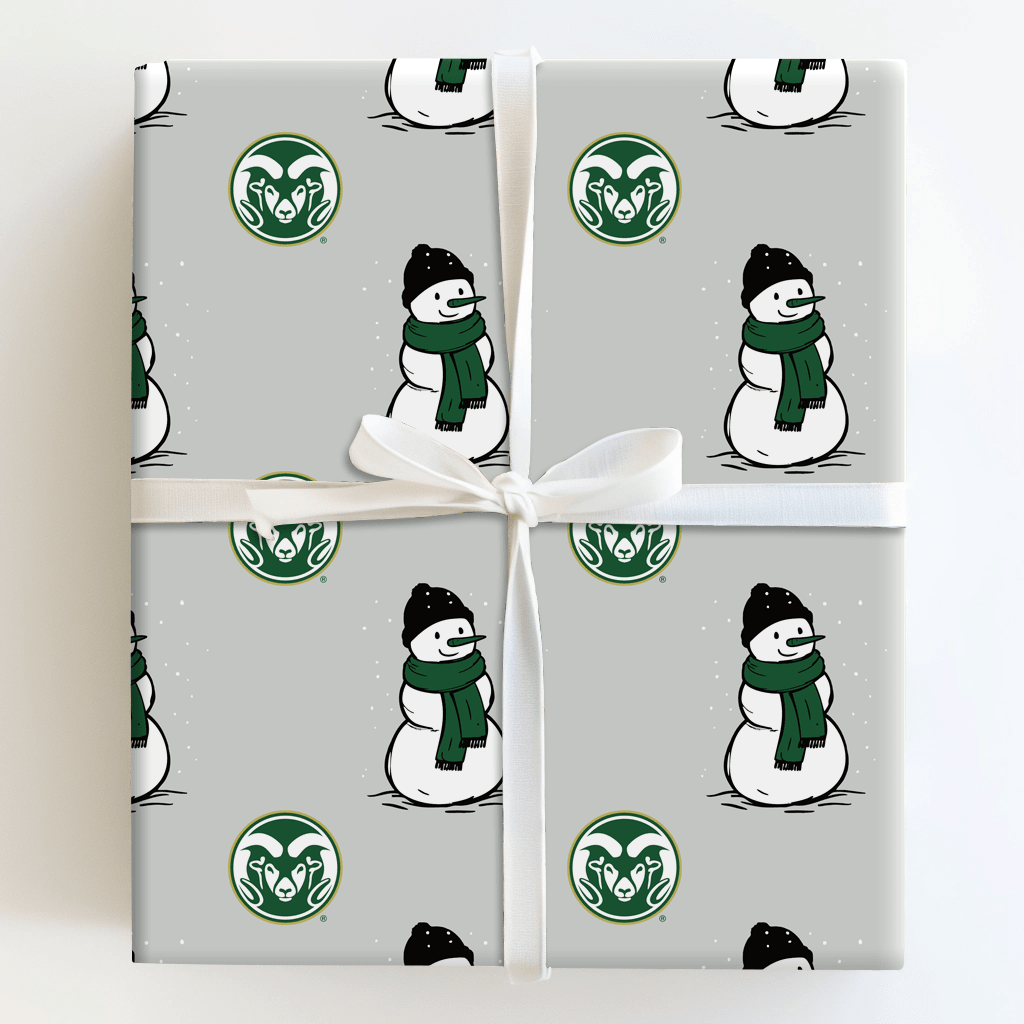 CSU Snowman - Wrapping Paper - Aspen & Arlo