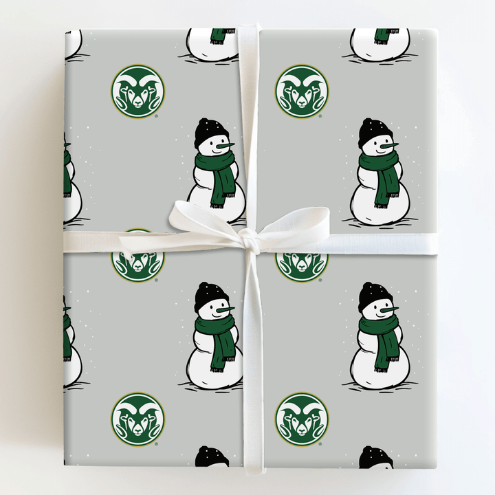 CSU Snowman - Wrapping Paper - Aspen & Arlo