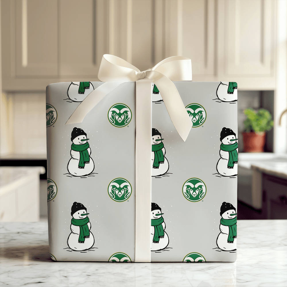 CSU Snowman - Wrapping Paper - Aspen & Arlo