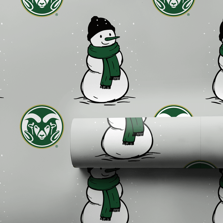 CSU Snowman - Wrapping Paper - Aspen & Arlo