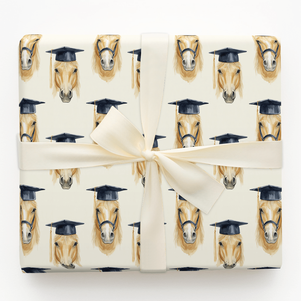 Haflinger Graduate - Wrapping Paper - Aspen & Arlo