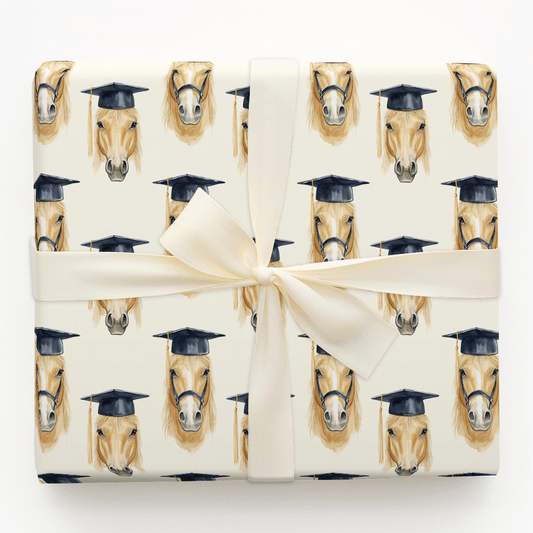 Haflinger Graduate - Wrapping Paper - Aspen & Arlo