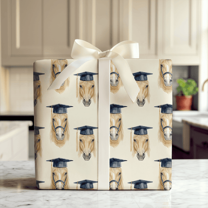 Haflinger Graduate - Wrapping Paper - Aspen & Arlo