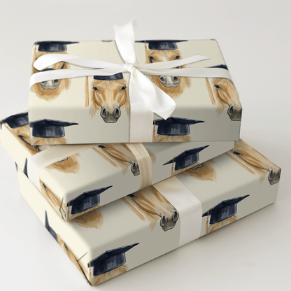 Haflinger Graduate - Wrapping Paper - Aspen & Arlo