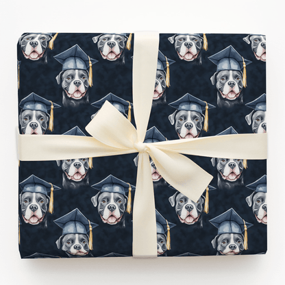 Pittbull Graduate - Wrapping Paper - Aspen & Arlo