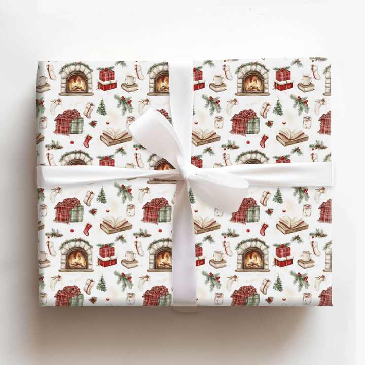 Fireside Eve - Wrapping Paper - Aspen & Arlo