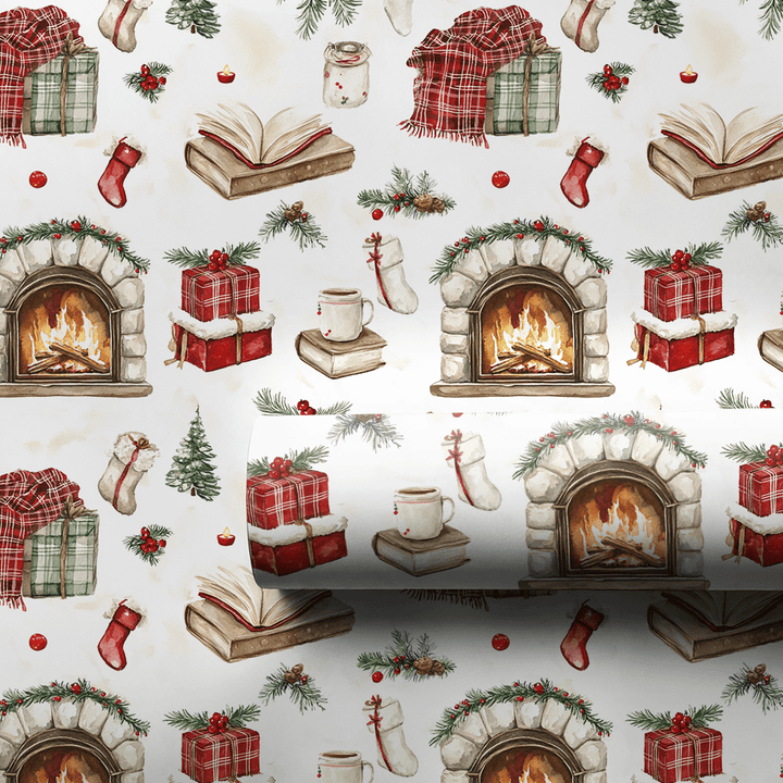 Fireside Eve - Wrapping Paper - Aspen & Arlo