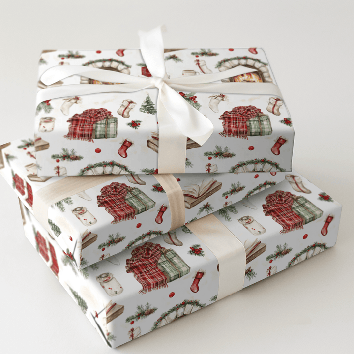 Fireside Eve - Wrapping Paper - Aspen & Arlo