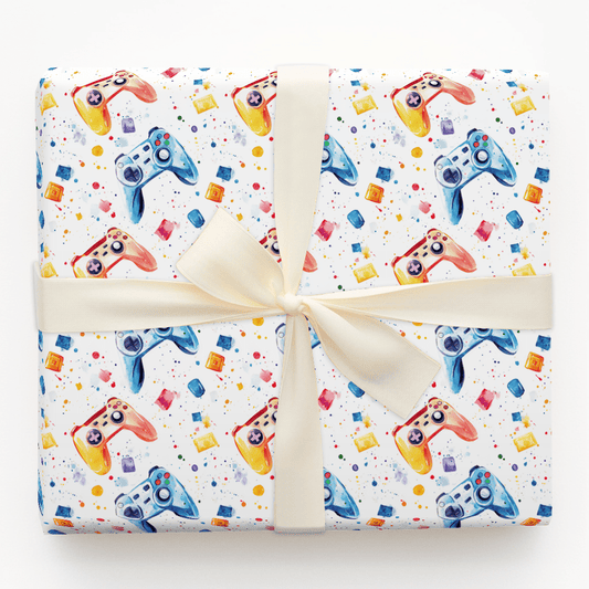 Play Pause Party - Wrapping Paper - Aspen & Arlo