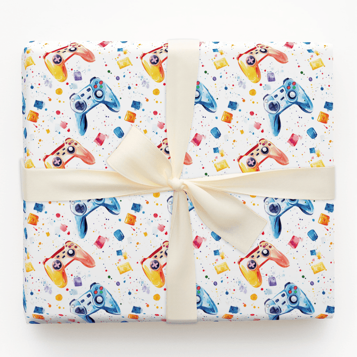 Play Pause Party - Wrapping Paper - Aspen & Arlo