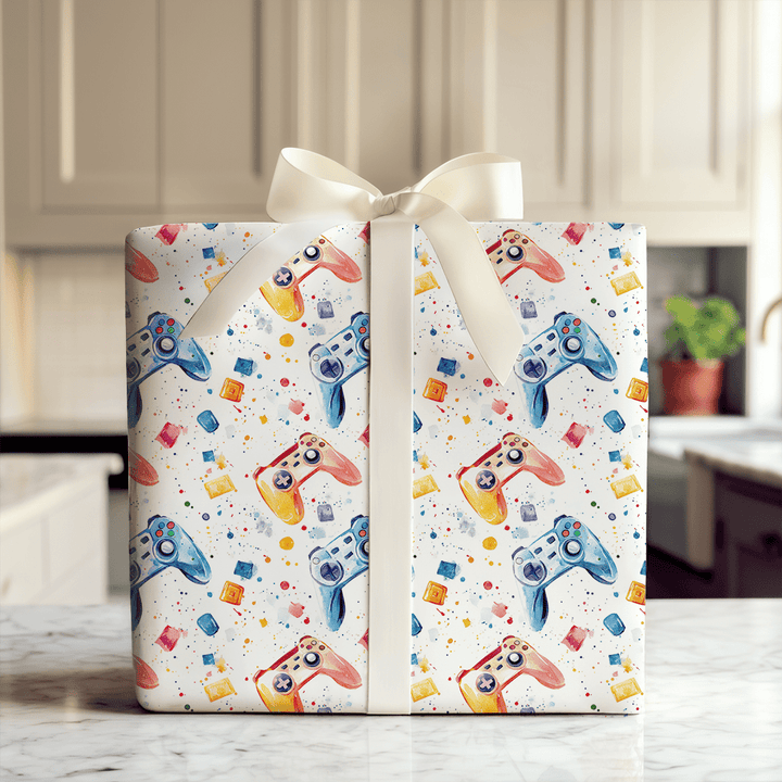 Play Pause Party - Wrapping Paper - Aspen & Arlo