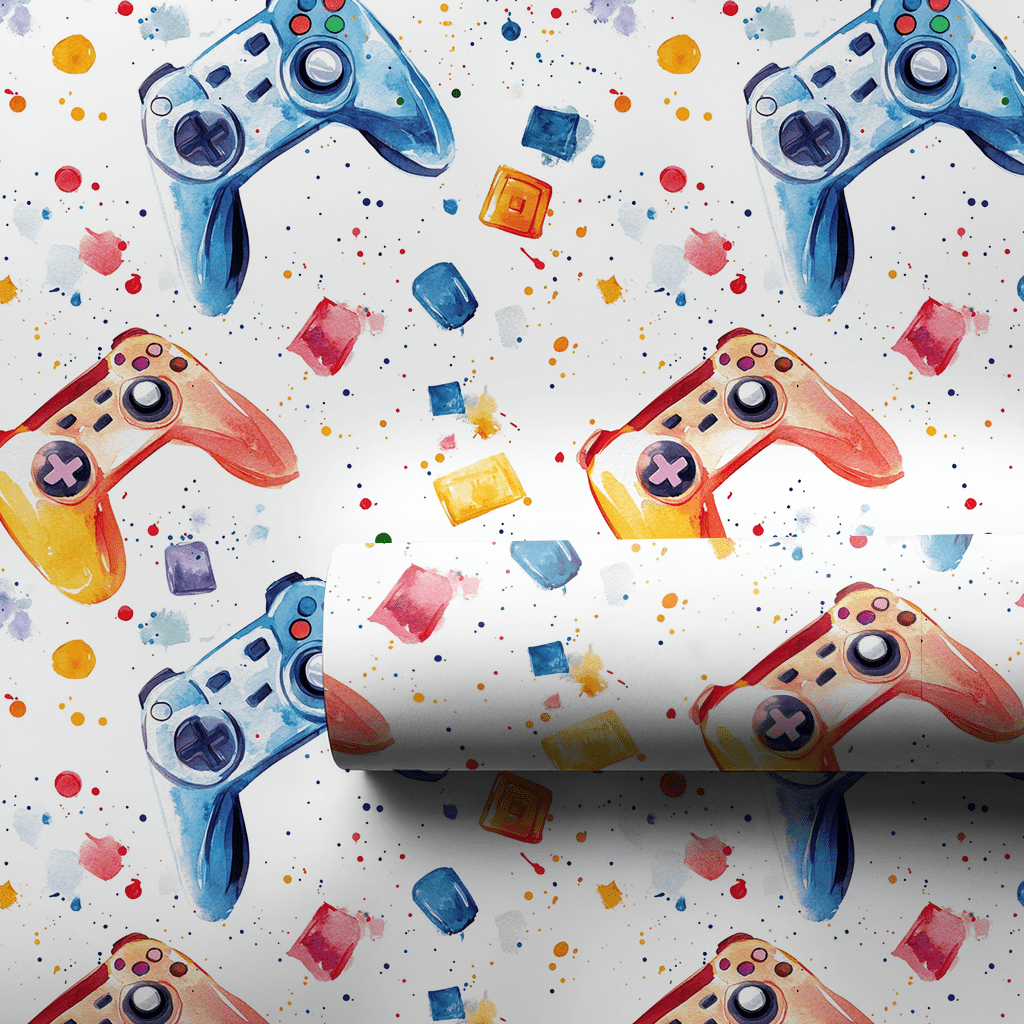 Play Pause Party - Wrapping Paper - Aspen & Arlo