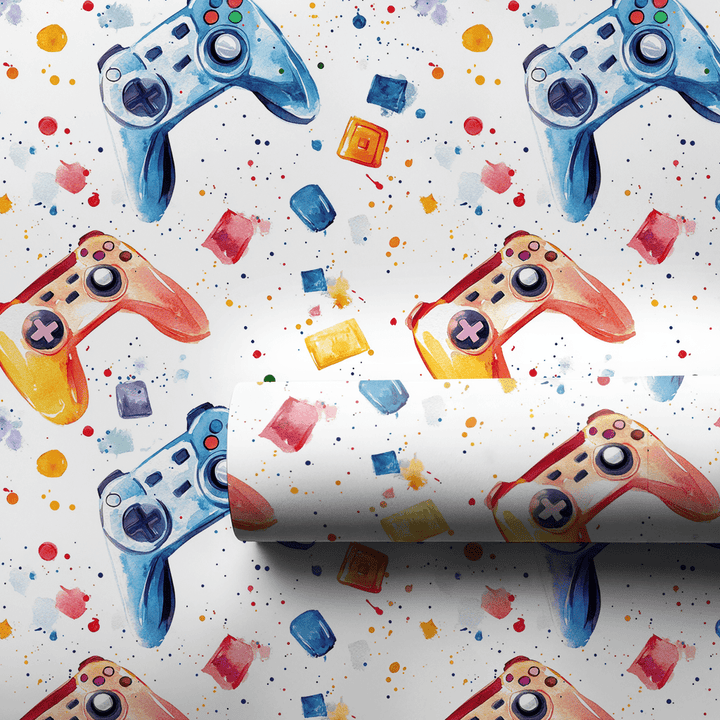 Play Pause Party - Wrapping Paper - Aspen & Arlo